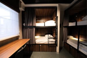 Хостел MISTO capsule hotel. Место в женском 6-местном номере Бесарабка (с окном) 3