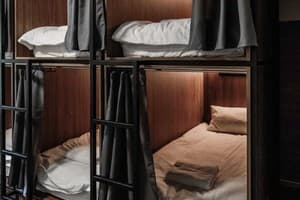 Отель Nesvit Capsule Hotel. Место в женском 8-местном номере  2