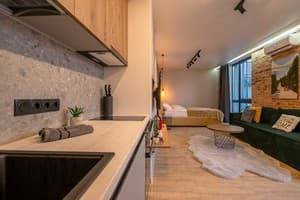 Квартира Slavutich Ecoloft studios. Апартаменты двухместный green 9